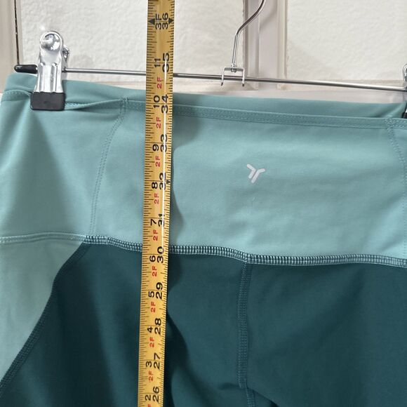 Old Navy Active Leggings Womens Large Green Powersoft High Rise Go-Dry Pull On - Picture 12 of 12